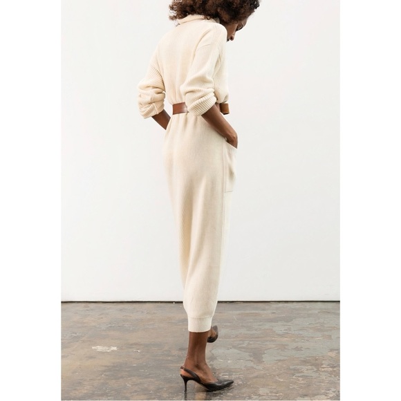 Mara Hoffman Maxi Off-White Elsa Sweater Dress - Picture 5 of 8